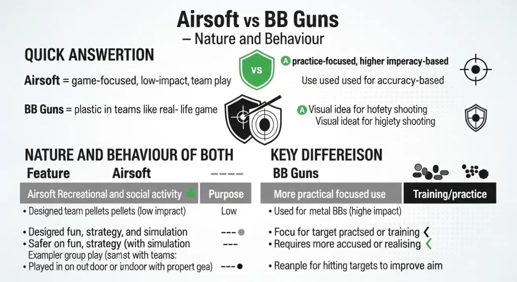 Nature and Behaviour of Airsoft and Bb
