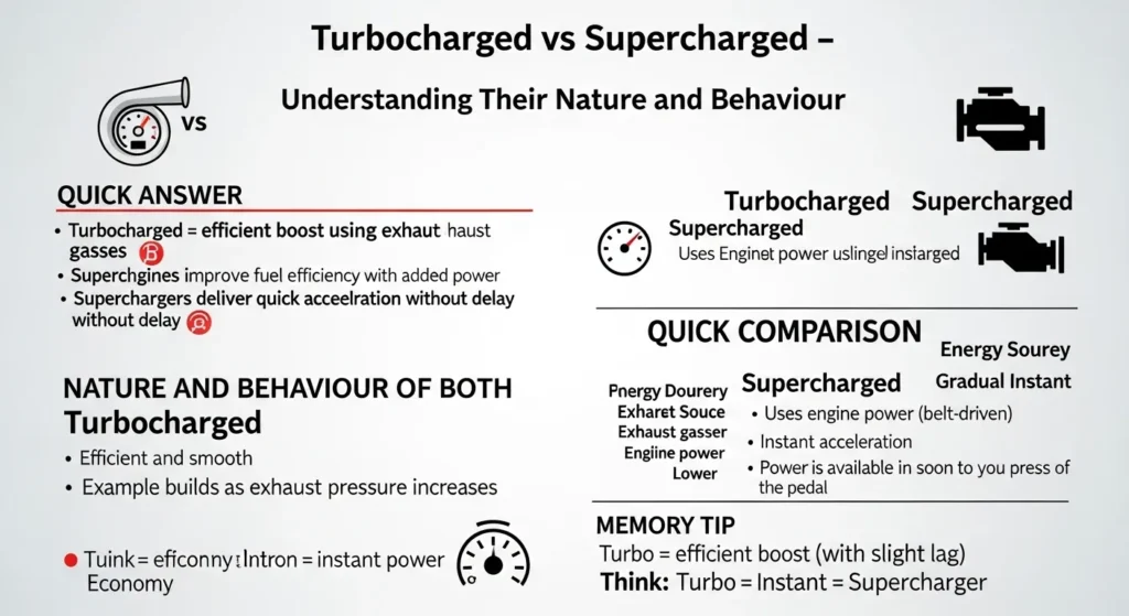 Nature and Behaviour of Turbocharged and Supercharged