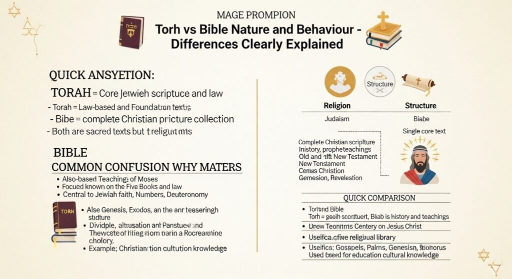 Nature and Behaviour of Both Torah and Bible
