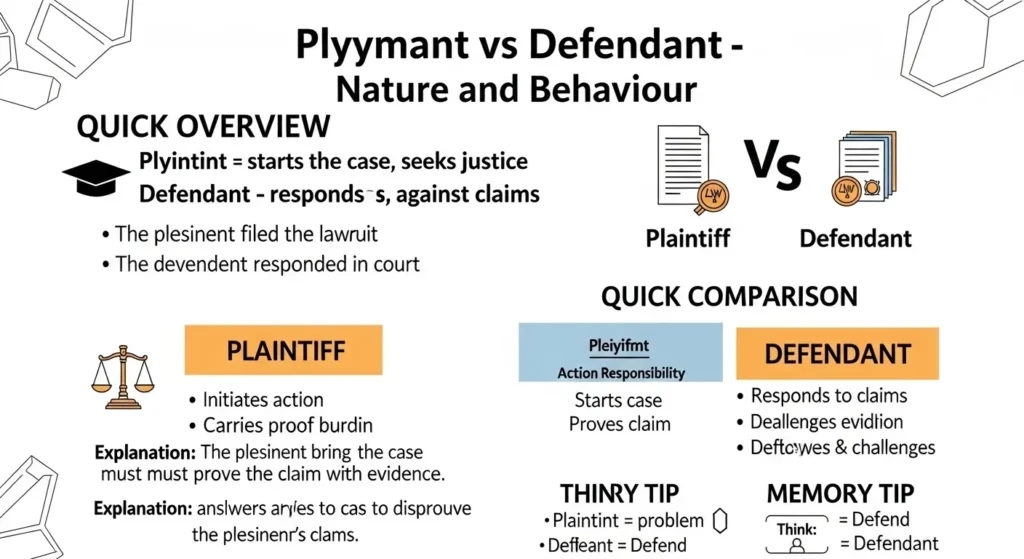 Nature and Behaviour of Defendant and Plaintiff