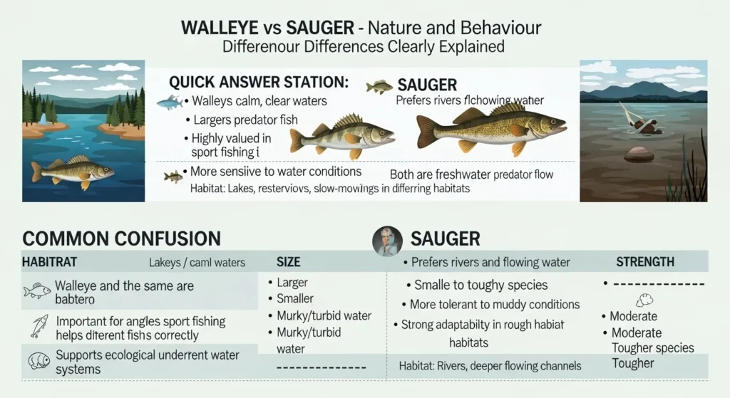 Nature and Behaviour Of Walleye and Sauger