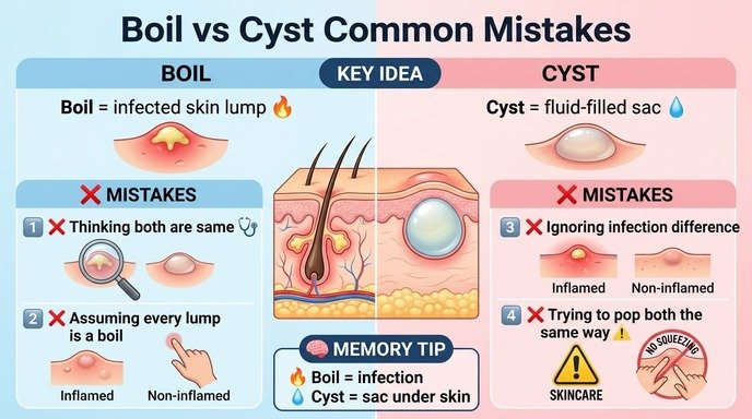 Common Mistakes with Boil or Cyst
