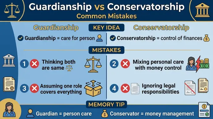 Common Mistakes with Guardianship or Conservatorship