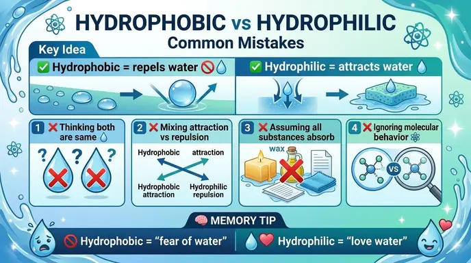  Common Mistakes with Hydrophobic or Hydrophilic
