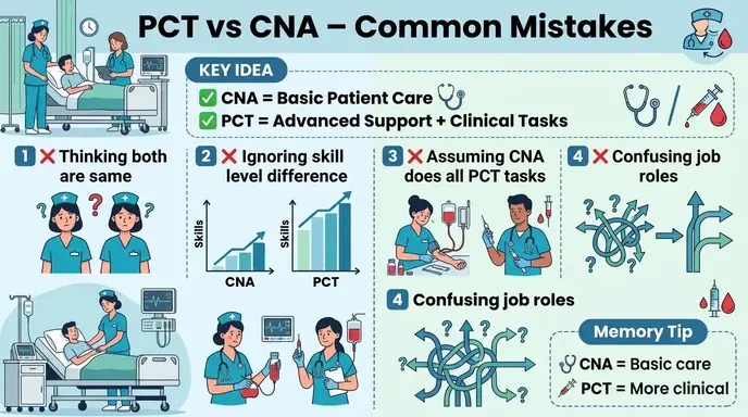 Common Mistakes with PCT or CNA
