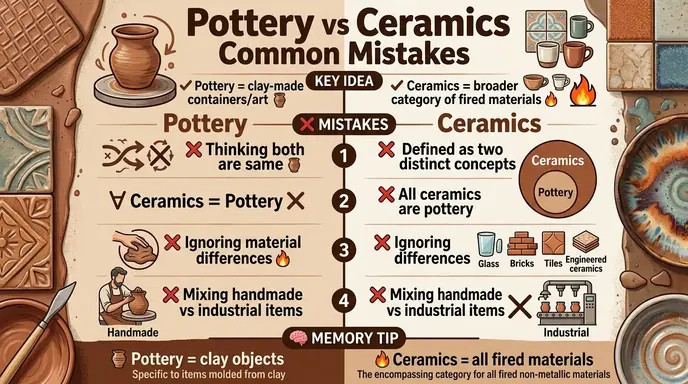 Common Mistakes with Pottery or Ceramics

