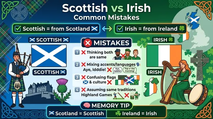 Common Mistakes with Scottish or Irish