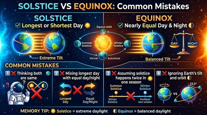  Common Mistakes with Solstice or Equinox