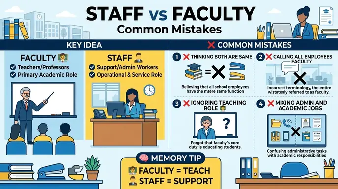 Common Mistakes with Staff or Faculty