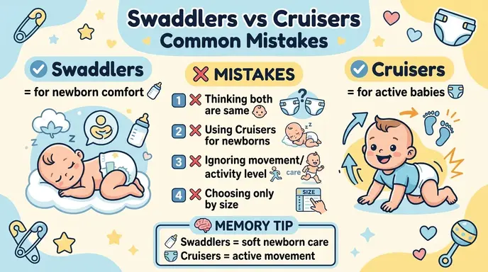 Common Mistakes with Swaddlers or Cruisers