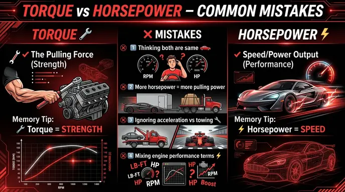 Common Mistakes with Torque or Horsepower