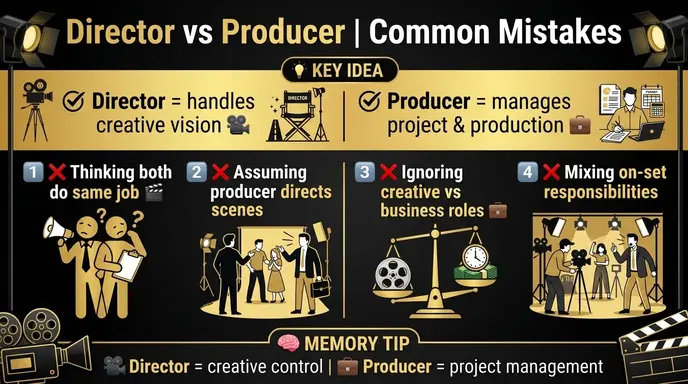 Common Mistakes with Difference Between Director and Producer
