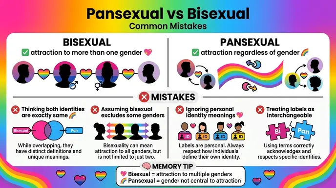 Common Mistakes with Difference Between Pansexual and Bisexual