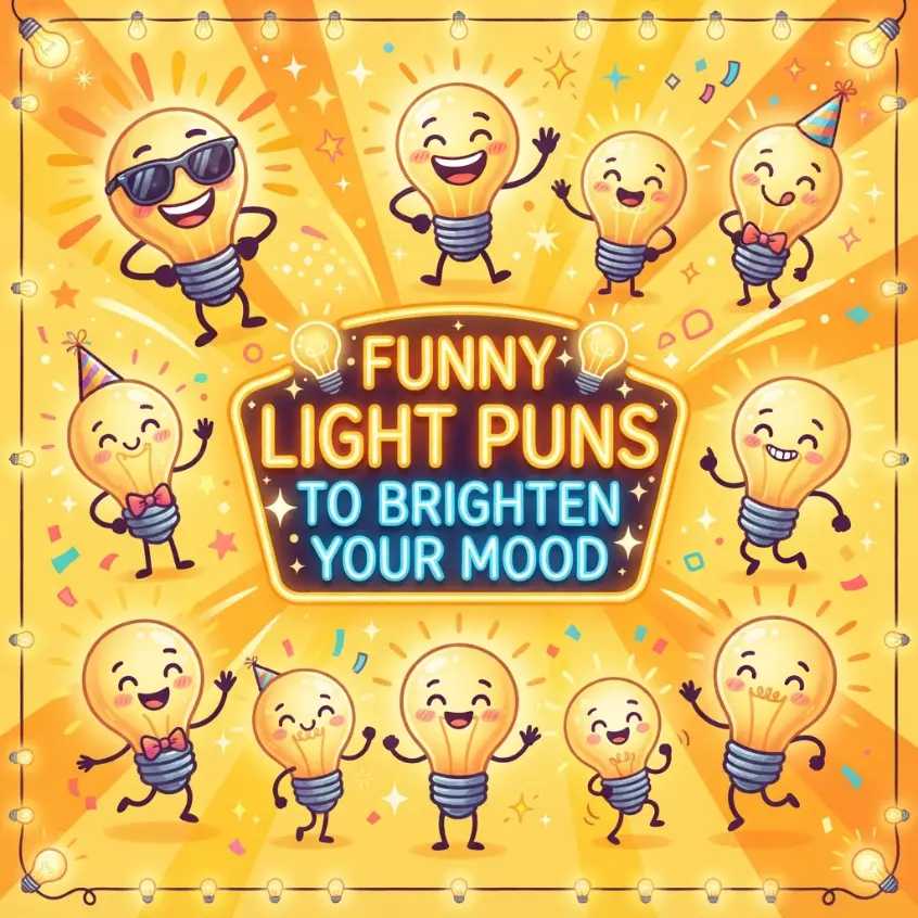 Funny Light Puns to Brighten Your Mood