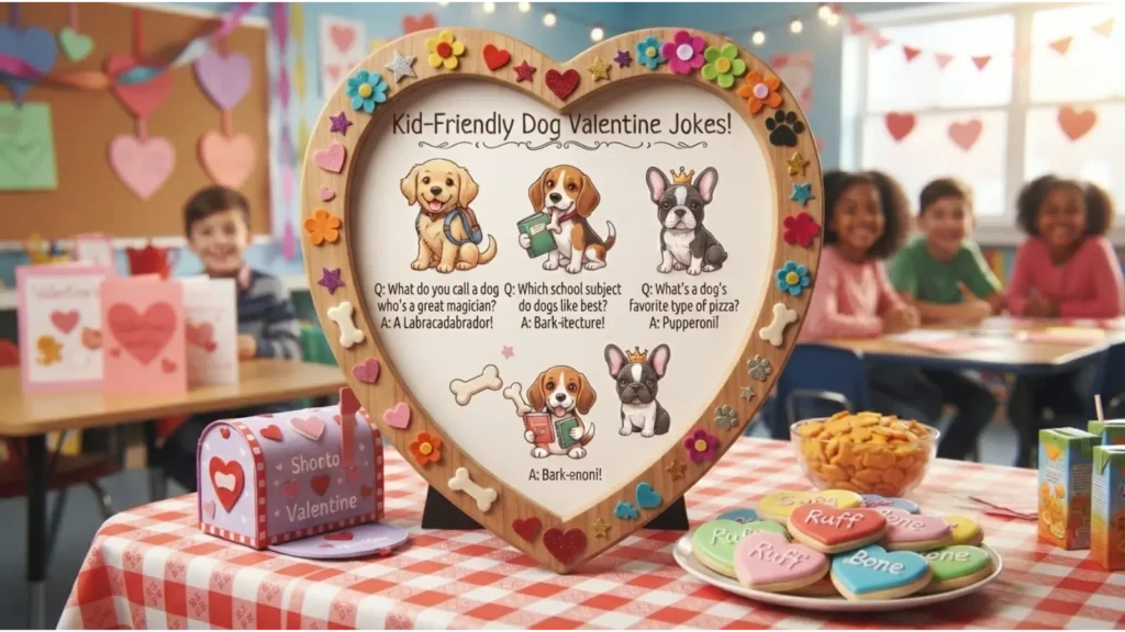 Kid-Friendly Dog Valentine Jokes