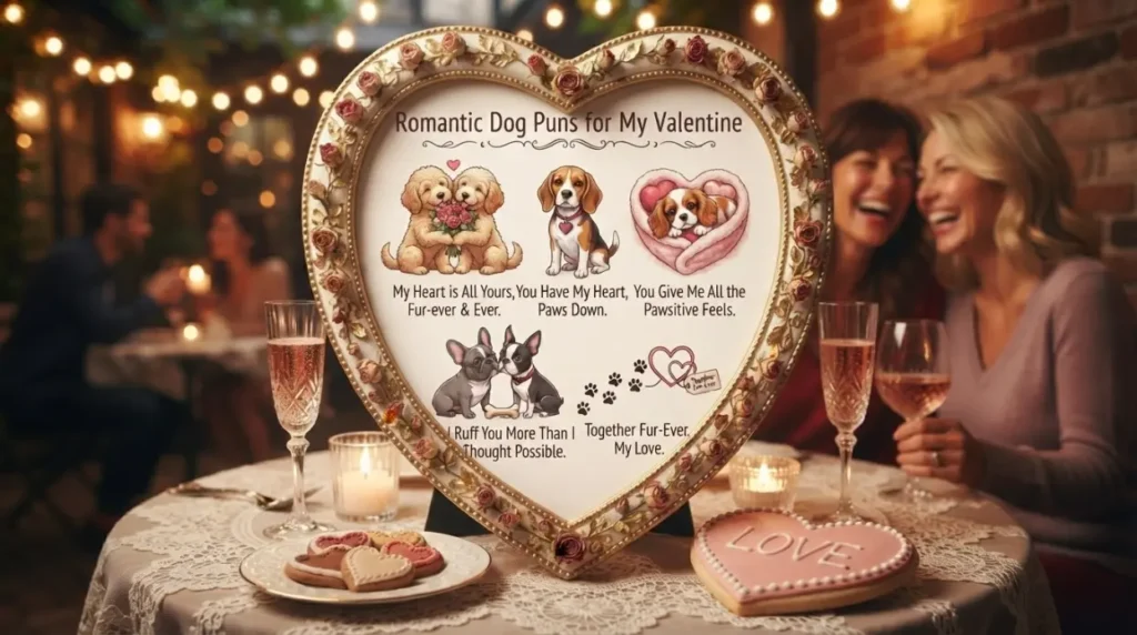 Romantic Dog Valentine Puns
