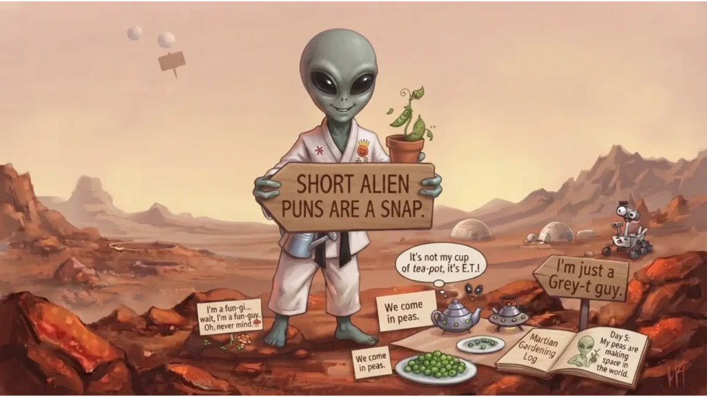  Short Alien Puns 