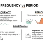 difference between frequency and period