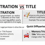 difference between registration and title