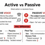 difference between active and passive