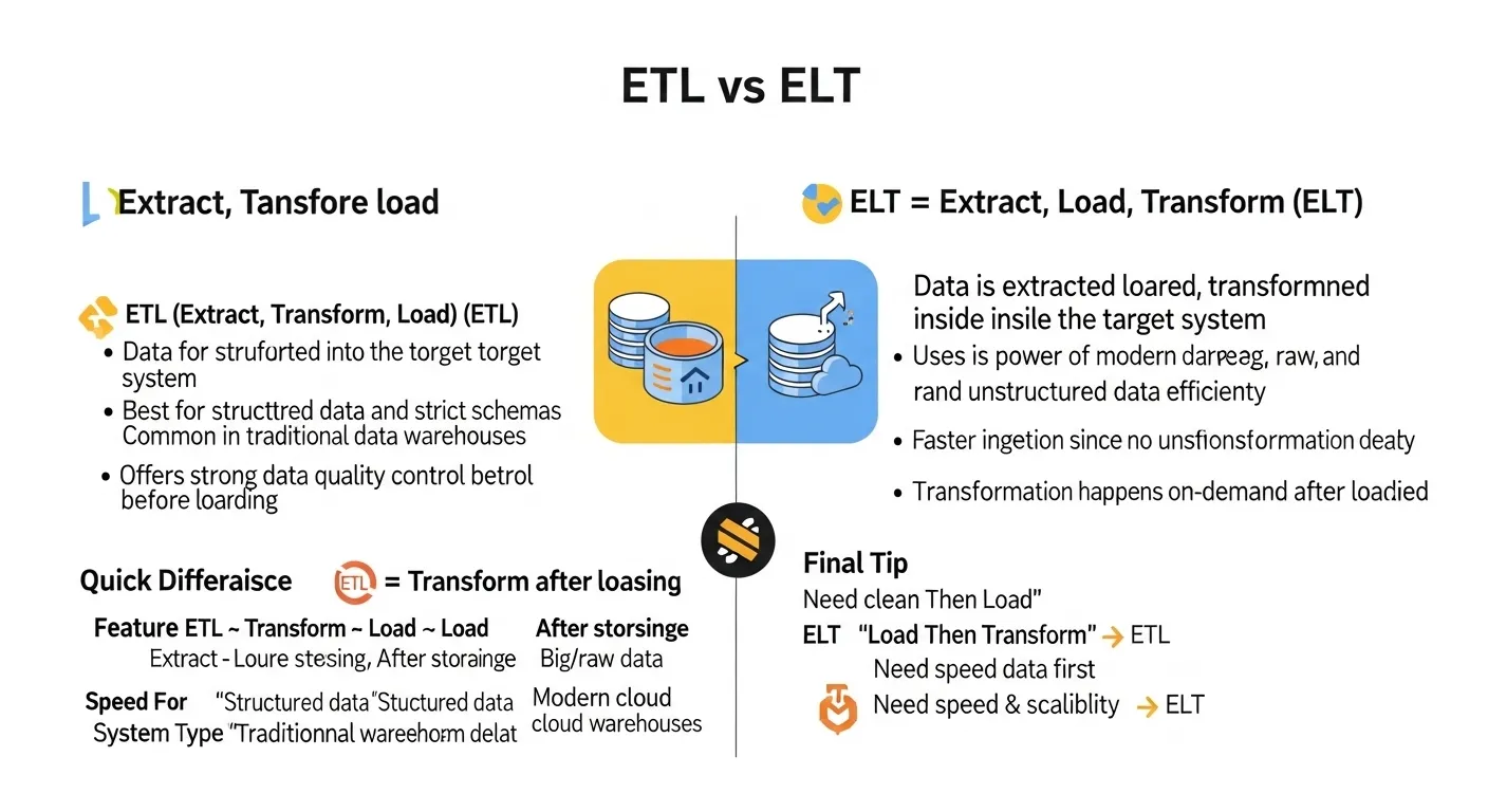 difference between etl and elt