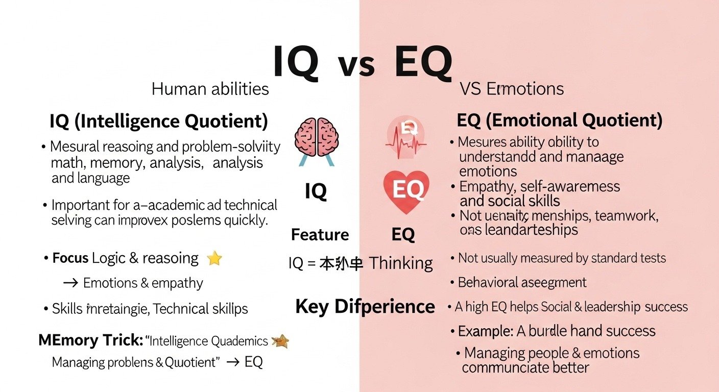 difference between iq and eq