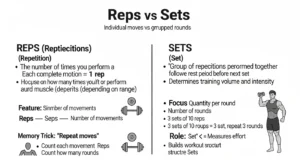 difference between reps and sets