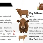 difference between steer and bull