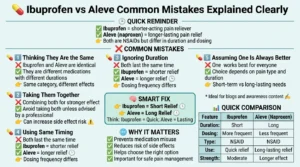 difference between ibuprofen and aleve