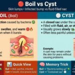 difference between boil and cyst