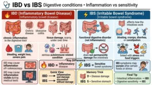 difference between ibd and ibs