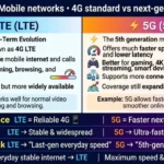 difference between lte and 5g