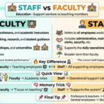 Difference Between Staff and Faculty