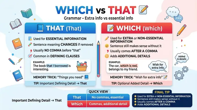 difference between which and that