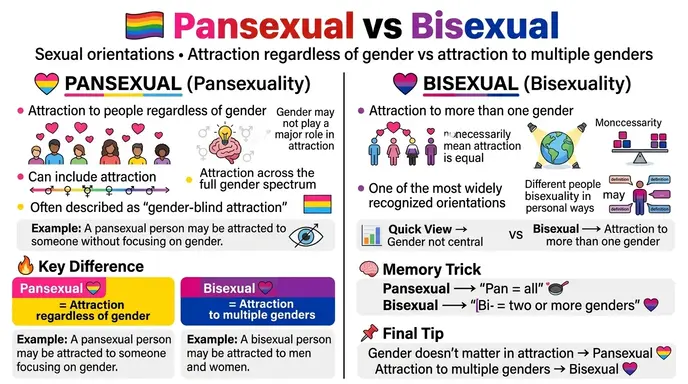 difference between pansexual and bisexual